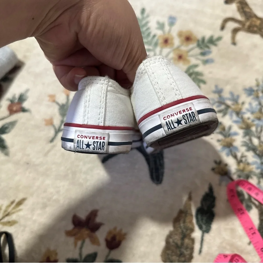 Converse Classic White Kids Sneakers size 9